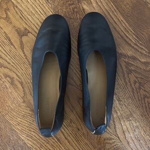 Everlane Black Leather Flats
